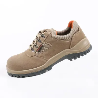 MEN LEATHER WORKING SAFETY SHOES